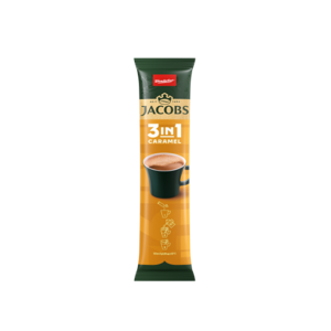 Kavos gėrimas JACOBS 3in1 Caramel, dėžutė,112g