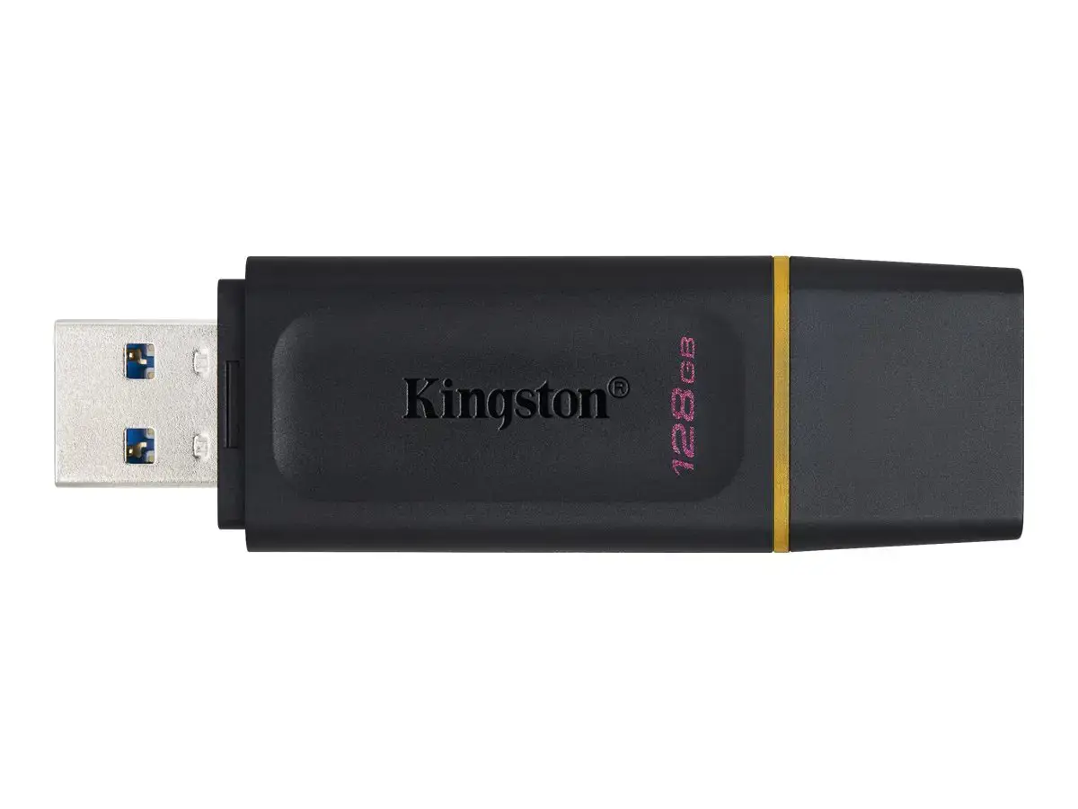 KINGSTON 128 GB USB3.2 Gen1 "DataTraveler Exodia" juoda + geltona