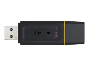KINGSTON 128 GB USB3.2 Gen1 "DataTraveler Exodia" juoda + geltona