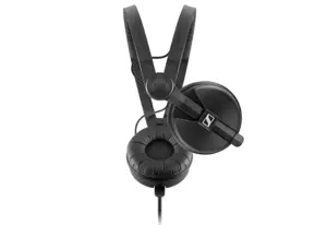 SENNHEISER HD 25, DINAMINĖS AUSINĖS, 70 ?, UŽDAROS, SUPRA-AURINĖS, REGULIUOJAMAS GALVOS LANKELIS, PLIENINIS LAIDAS, VIENPUSIS, 1,5 M ILGIO, 3,5 MM KAMPINIS LIZDAS, ADAPTERIS