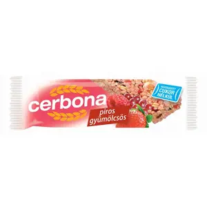 Javainių batonėlis CERBONA Red fruits, 20 g