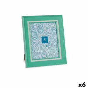Foto rėmas Crystal Green Plastic (6 vienetai) (2 x 33 x 28 cm)