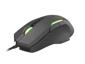 NATEC Genesis žaidimų pelė Xenon 220 optinė 6400DPI su programine įranga RGB apšviesta juoda