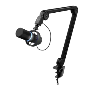 "Trust GXT 255+ Onyx", kompiuterio mikrofonas, 30-18000 Hz, 24 bitų, 96 kHz, 130 dB, kardioidinis