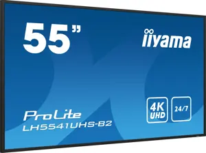 iiyama LH5541UHS-B2, Kiosk design, 138.7 cm (54.6"), LCD, 3840 x 2160 pixels, 18/7