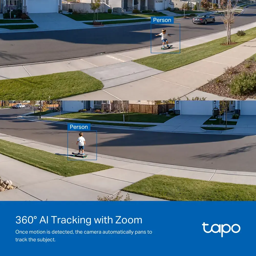 TP-LINK Tapo C710 | Pan/Tilt Security Floodlight Camera | 3 MP | F/2.0 | IP65 | H.264 | microSD up to 512 GB