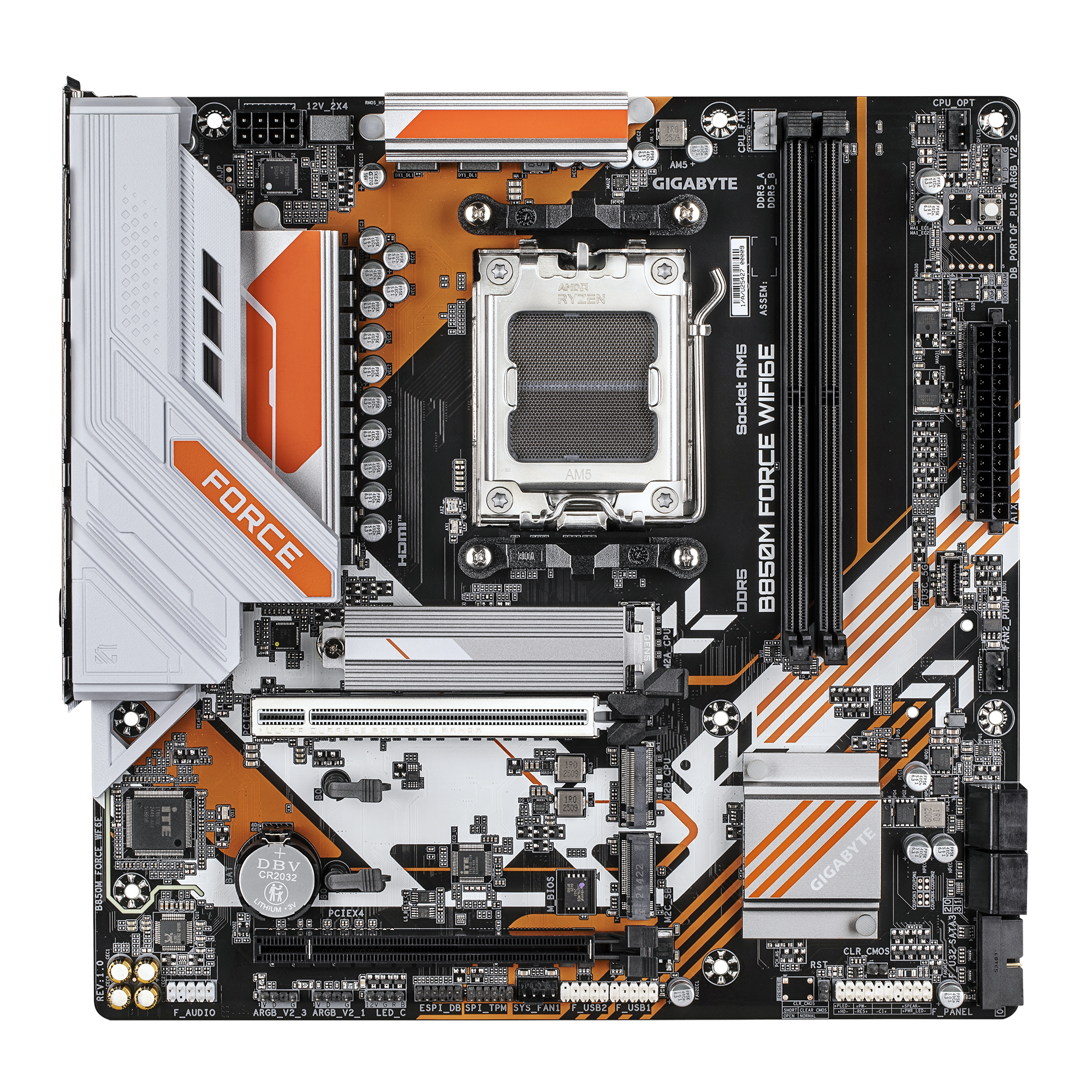 Mainboard GIGABYTE AMD B850 SAM5 Micro-ATX Memory DDR5 Memory slots 2 B850MFORCEWF6E