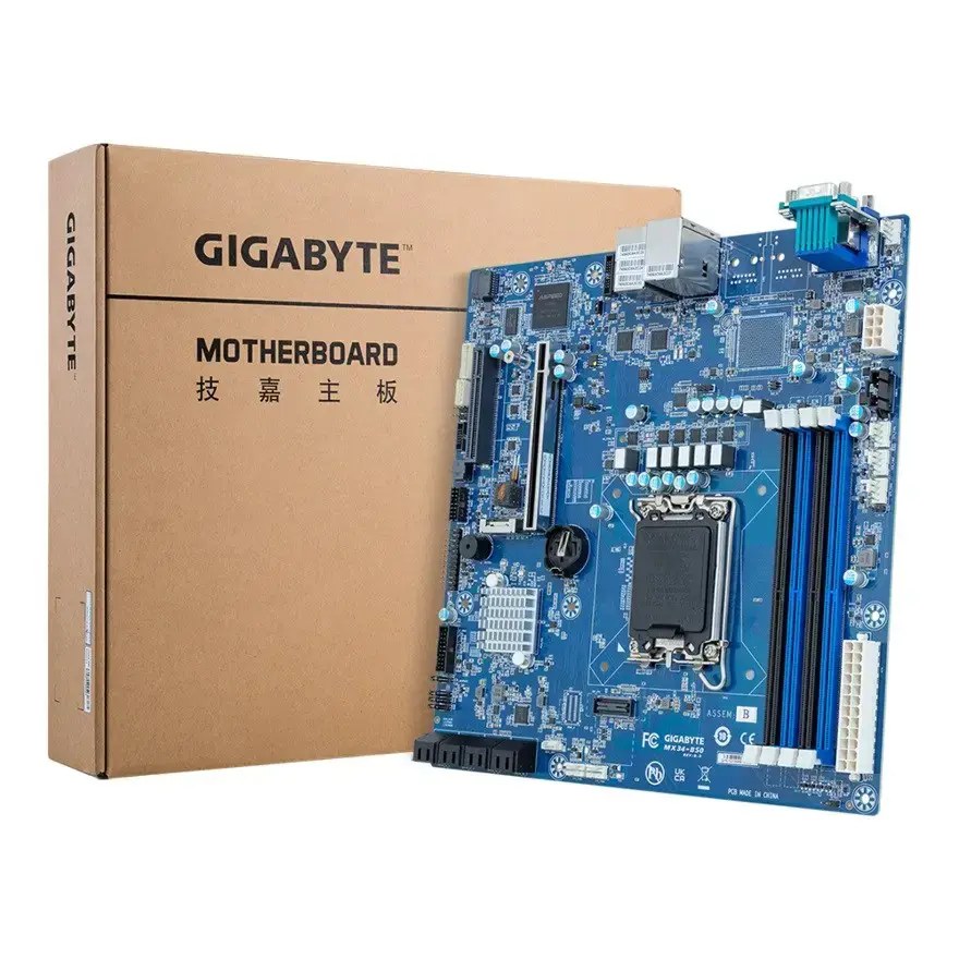 Motherboard - Gigabyte MX34-BS0 1x LGA 1700 Intel® Xeon® E-2400 / 6300 Intel® Pentium® Gold G7400 / G7400T Intel® C262