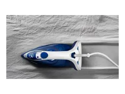 TEFAL | FV5735E0 Easygliss Plus | Steam Iron | 2500 W | Water tank capacity 270 ml | Continuous steam 45 g/min | Steam boost performance 220 g/min | Blue/White