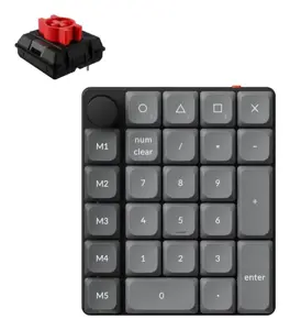 KEYCHRON K0 Max - Milk POM Red - Wireless Numpad Keyboard