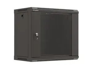Lanberg WF03-5309-10B rack cabinet 9U Wall mounted rack Black
