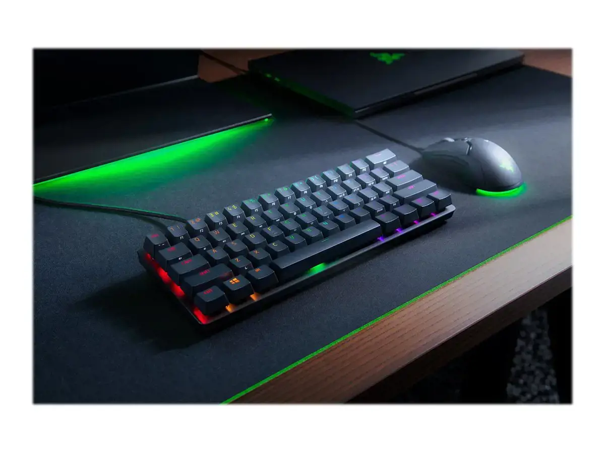 RAZER Huntsman Mini Purple Switch - JAV išdėstymo klaviatūra