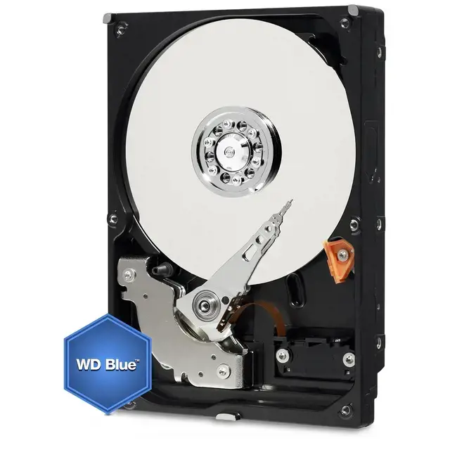 WD Desktop Blue WD10EZEX 1TB SATA 6Gb/s 64MB spartinančiosios atminties vidinis 3,5 colių stalinių kompiuterių kietasis diskas, atitinkantis RoHS reikalavimus Nefasuotas