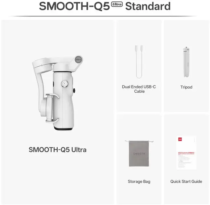 Zhiyun Smooth Q5 Ultra mobile gimbal