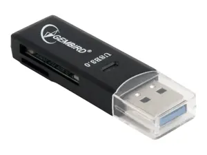 GEMBIRD UHB-CR3-01 Gembird kompaktiškas USB 3.0 SD/MicroSD kortelių skaitytuvas, lizdinė plokštelė