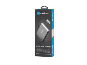 NATEC kelių prievadų Fowler USB-C pd. USB 3.0. HDMI 4K