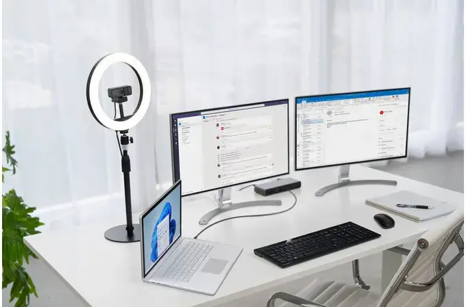 Kensington W1050 1080p fiksuoto fokusavimo plačiakampė interneto kamera, "Full HD", 30 kadrų per sekundę, 1080p, 2x, apsauginis gaubtas, 95°