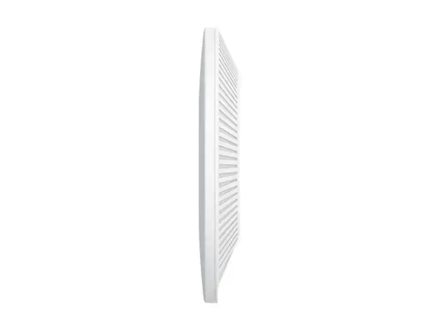 "TP-Link AX5400" lubinis "WiFi" prieigos taškas, 5400 Mbit/s, 574 Mbit/s, 4804 Mbit/s, 2500 Mbit/s, 2,4-5 GHz, IEEE 802.11a, IEEE 802.11ac, IEEE 802.11ax, IEEE 802.11b, IEEE 802.11g, IEEE 802.11n