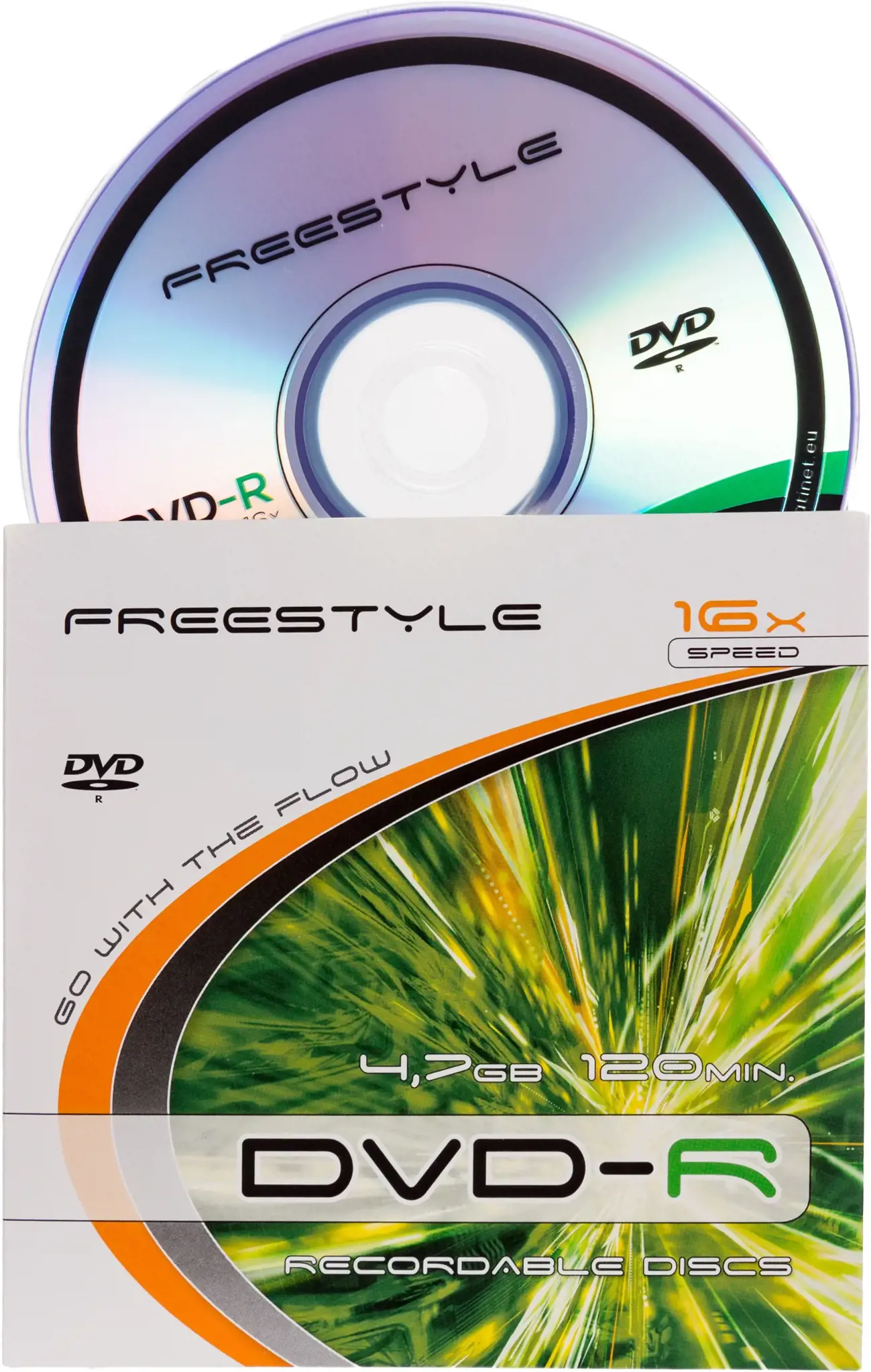 "Omega Freestyle" DVD-R 4,7 GB 16x saugi pakuotė