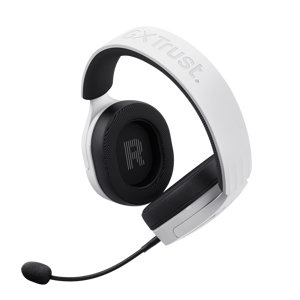 Trust GXT 491W FAYZO, Wired & Wireless, Gaming, 20 - 20000 Hz, 290 g, Headset, Black, White