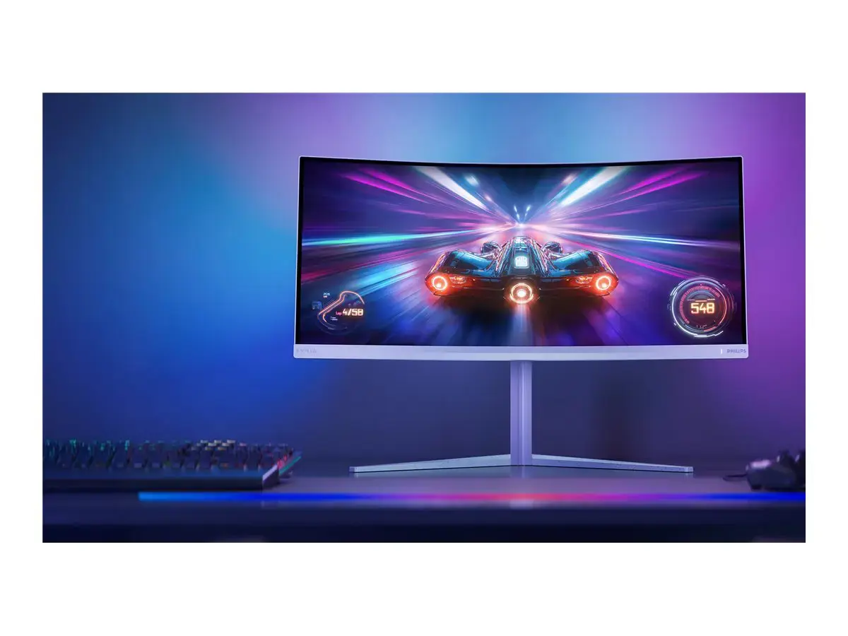 Philips | 34M2C5501A/00 | 34 " | VA | WQHD | 21:9 | 180 Hz | 1 ms | 3440 x 1440 pixels | 300 cd/m² | HDMI ports quantity 2 | White