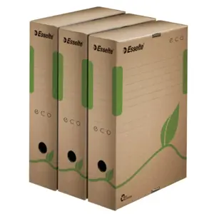 Archyvinė dėžė Esselte Eco, 80x327x233mm, ruda