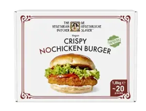 Šaldyti veganiški paplotėliaiTHE VEGETARIAN BUTCHER Nochicken burger, 1,8 kg