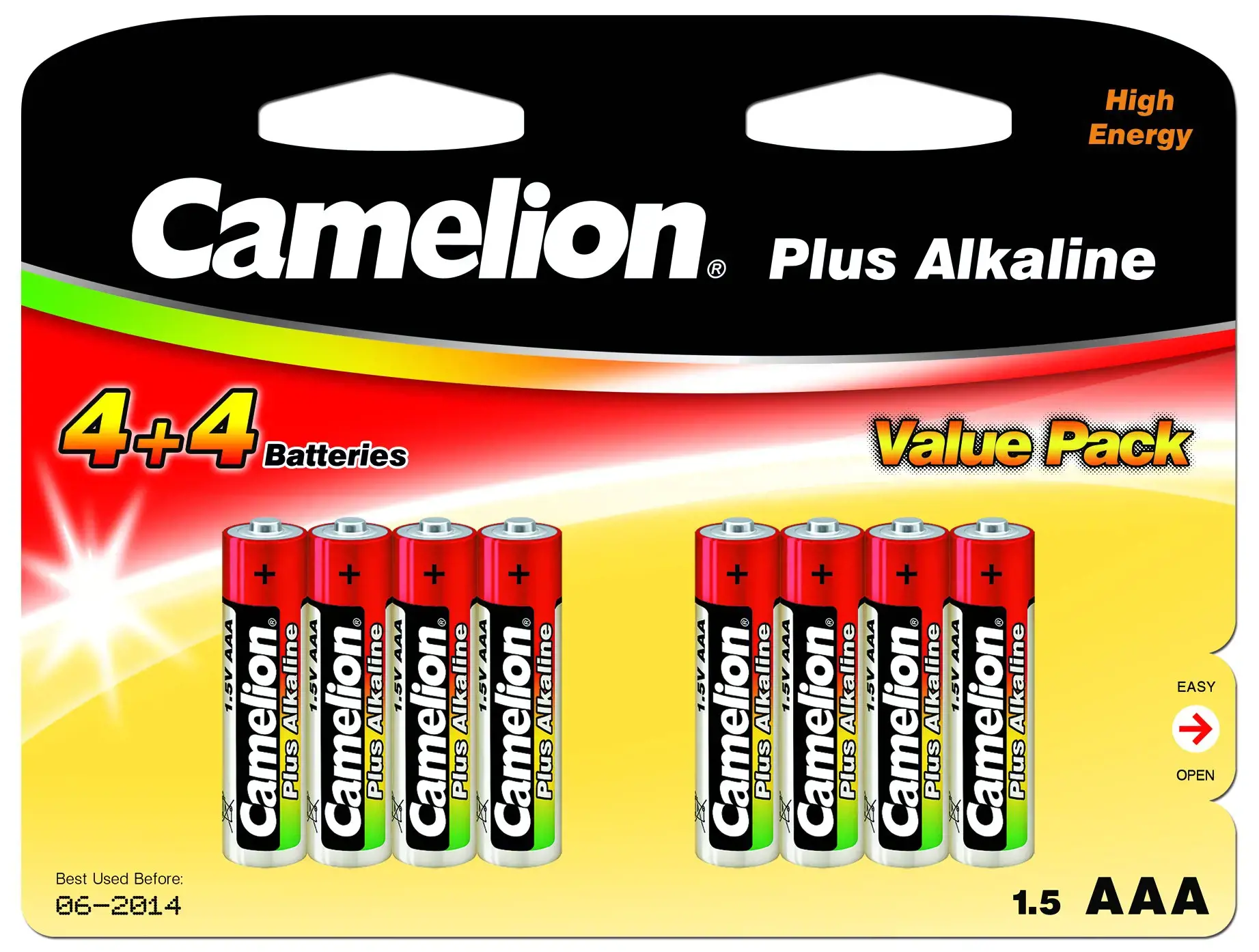 Camelion AAA/LR03, Plus Alkaline, 8 vnt.