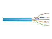 DIGITUS DK-1614-A-VH-5 CAT 6A U-UTP installation cable 500MHz Dca EN 50575 AWG 23/1 500m drum sx bl…