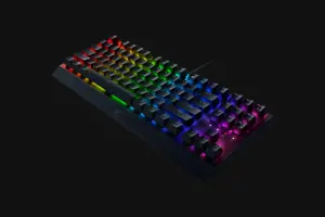 "Razer BlackWidow V3 Tenkeyless" žaidimų klaviatūra, RGB LED apšvietimas, RU, juoda, laidinė