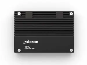 SSD MICRON SSD series 9550 PRO 15.36TB PCIe Gen5 NVMe NAND flash technology 3D TLC Write speed 1000…