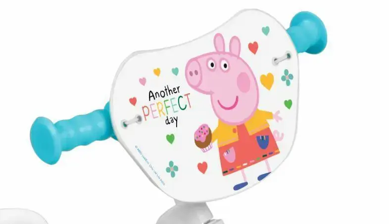 Bėgimo dviratis 10" Peppa Pig rožinis 195