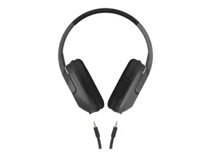 "Koss" ausinės SB42 USB laidinės, ant ausų, su mikrofonu, A tipo USB, juodos/pilkos spalvos