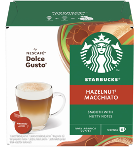 Kavos kapsulės STARBUCKS, Dolce Gusto Hazelnut Macchiato, 12 vnt, 123 g