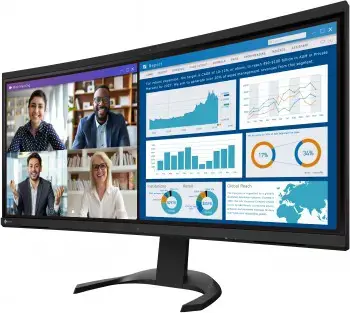 EIZO EV3450X 34.1" IPS 16:9 2440X1440 CURVED USB-C/94W RJ45 CAM (BLACK)