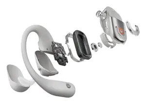 SHOKZ OpenFit 2+ Headphones Wireless Ear-hook, In-ear Calls/Music Bluetooth Grey
