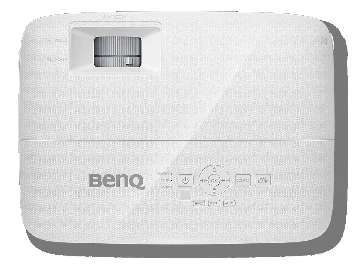 BENQ MW550 DLP projektorius 3 600 ANSI liumenų WXGA 1280x800 20000:1 16:10 3D-fahig RS232 HDMI USB1x2W D-Sub Smart Eco