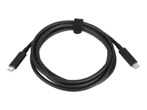 Lenovo 4X90Q59480, 2 m, USB C, USB C, USB 3.2 Gen 1 (3.1 Gen 1), 5000 Mbps, juodas