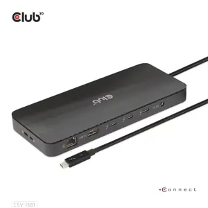 CLUB 3D ThunderboltTM 4 Certified 11-in-1 Docking Station