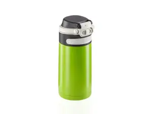 Leifheit 03249 travel mug 350 ml Black, Green Stainless steel