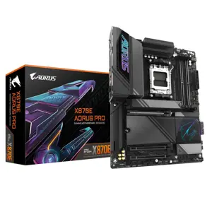 Mainboard GIGABYTE AMD X870E SAM5 ATX Memory DDR5 Memory slots 4 1xPCI-Express 3.0 4x 1xPCI-Express…