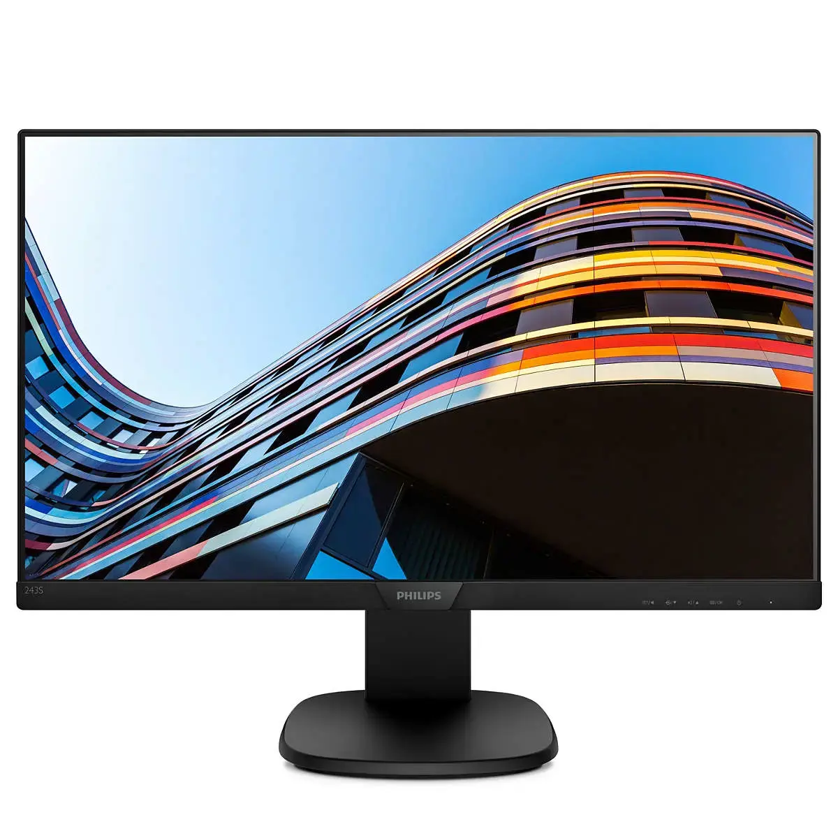 Monitorius Philips S Line LCD monitor with SoftBlue Technology 243S7EHMB/00, 60.5 cm (23.8"), 1920 x 1080 pixels, Full HD, LED, 5 ms, Black