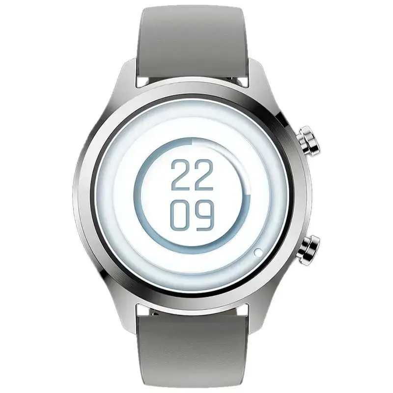 TicWatch Smart Watch C2 plus NFC, GPS (satellite), AMOLED, Heart rate monitor, Waterproof, Bluetooth, Platinum, Wi-Fi