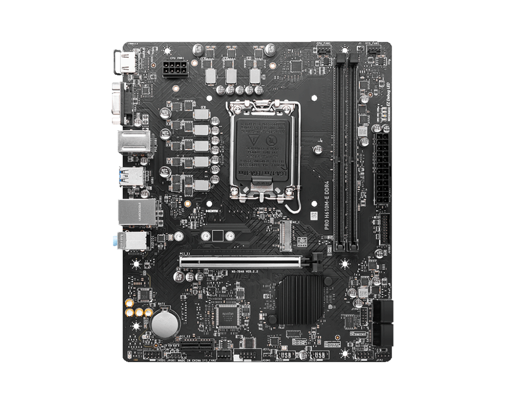 MSI PRO H610M-E DDR4, "Intel", LGA 1700, "Intel® Core™ i9", LGA 1700, DDR4-SDRAM, 64 GB