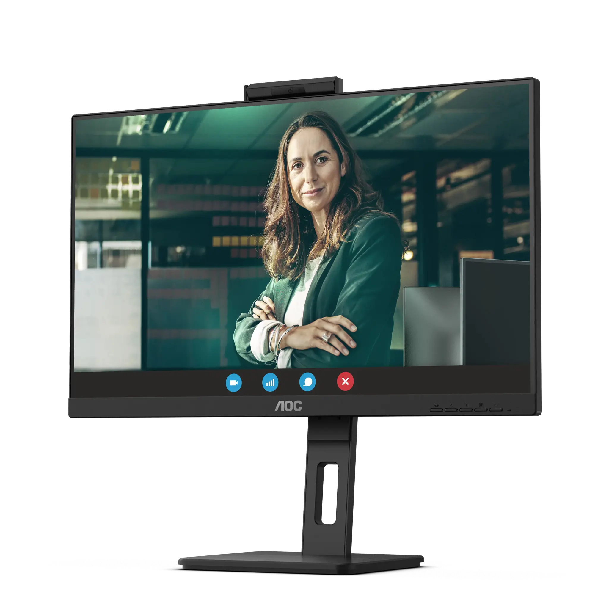 Monitorius AOC 24P3CW 23.8inch IPS TFT 1920x1080 HDMI DP USB Black