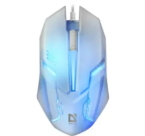 PELĖ DEFENDER CYBER MB-560L BALTA 7 SPALVŲ APŠVIETIMAS
