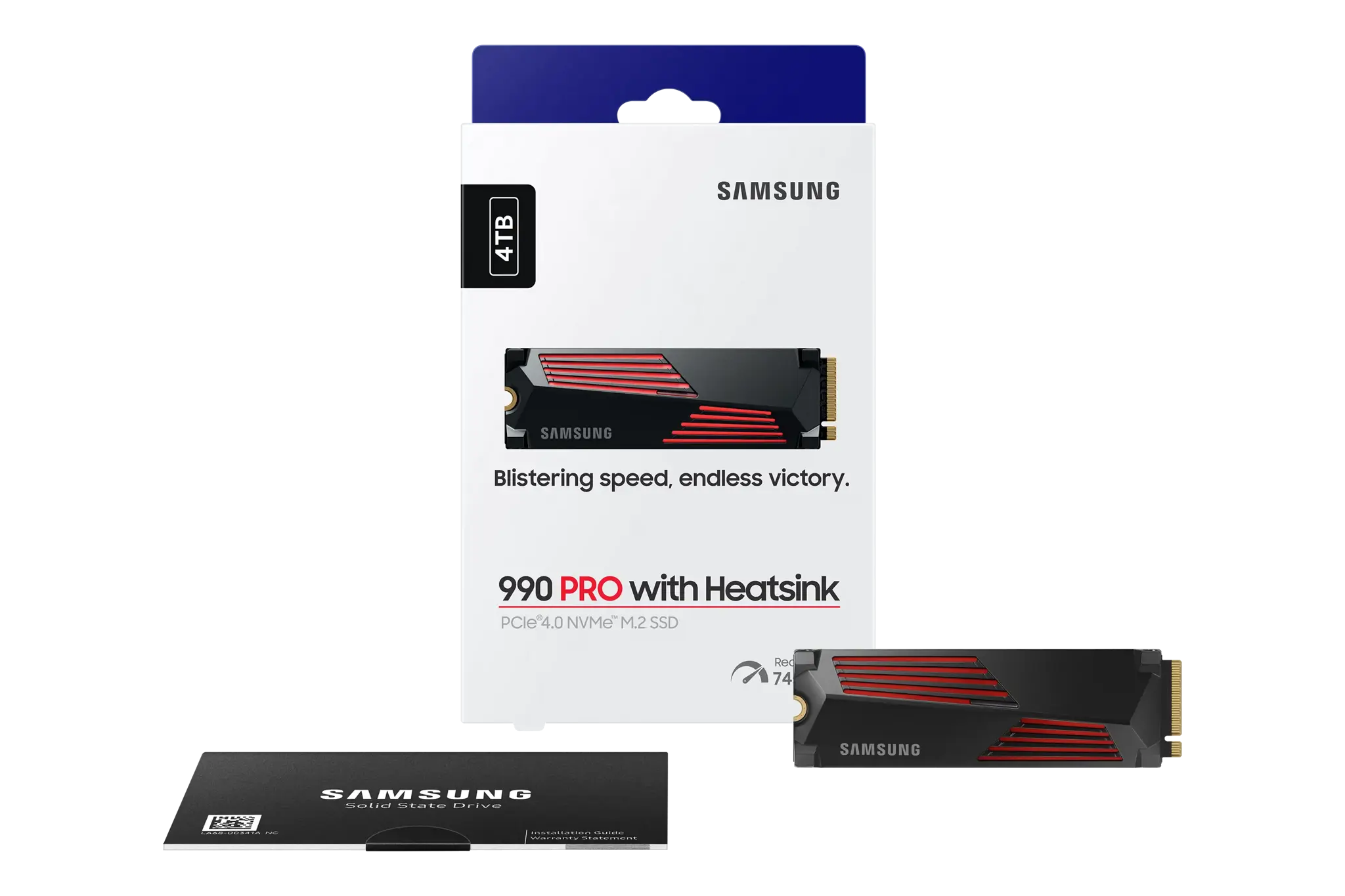 SSD diskas Samsung 990 PRO with Heatsink 4 TB, M.2, PCI Express 4.0