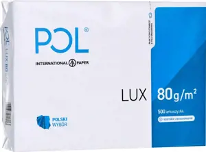 A4 Biuro popierius INTERNATIONAL PAPER POL LUX, 80 g/m², 500 psl.