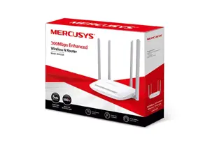 "Mercusys MW325R" belaidis maršrutizatorius Vienbangis (2,4 GHz) Fast Ethernet Baltas