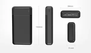 Platinet power bank 30000mAh PMPB30W707, black